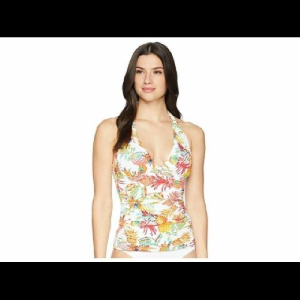 Blue Rod Beattie pineapple tankini